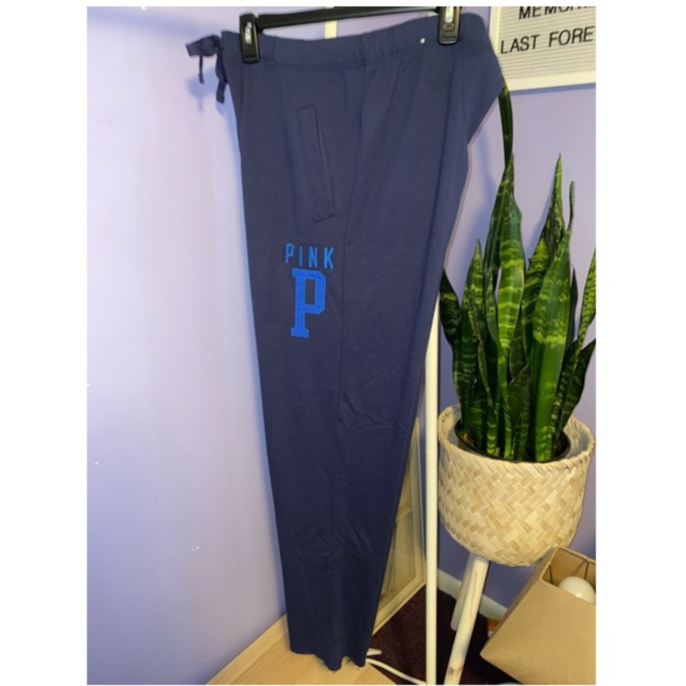 Pink “boyfriend” sweatpants